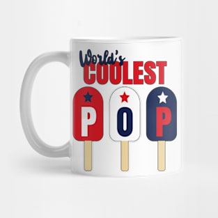 World's Coolest Pop Funny Dad Pun Mug